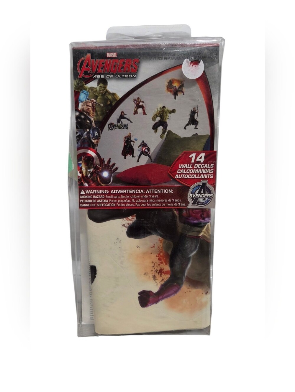 Marvel Avengers Age of Ultron Decal Set - Red, Black, Gray